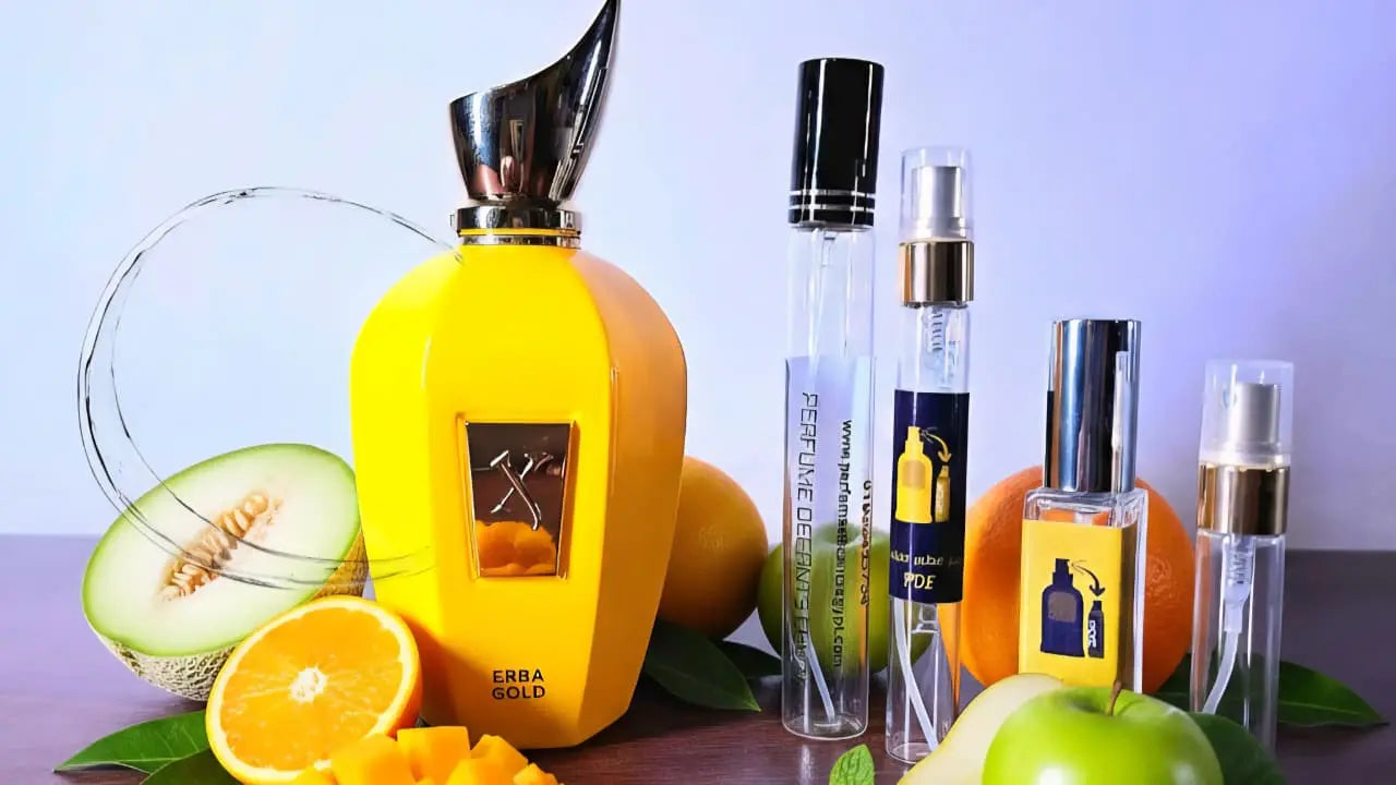 Erba Gold Xerjoff: العطر الفاكهي الراقي اللي يناسب كل الأوقات بتقسيم 5 مل و10 مل