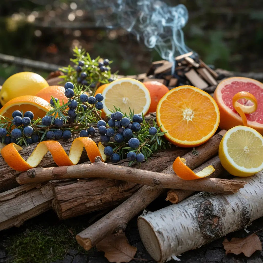 Perfume notes citrus and grapes fruity notes