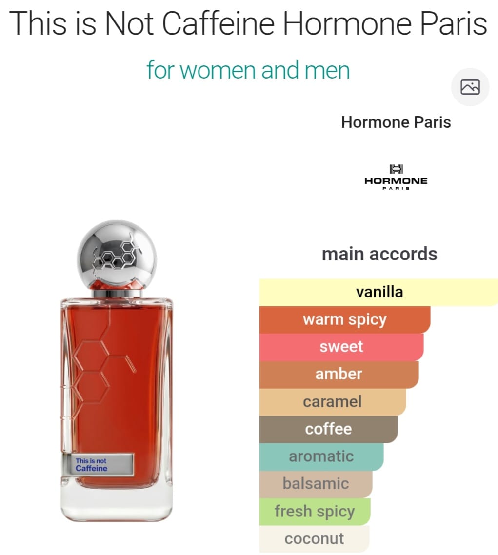 تقسيم عطر ذيس إز نوت كافيين هورمون باريس This is Not Caffeine Hormone Paris للرجال والنساء - 5 مل / 10 مل