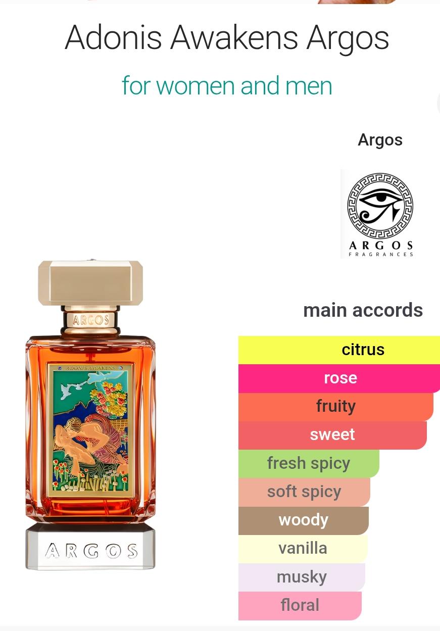 Adonis Awakens Argos Eau de Parfum  100 ML – Luxury Unisex Perfume