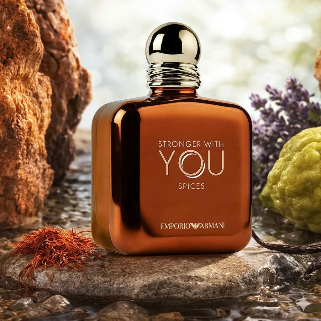 Emporio Armani Stronger With You Spices Eau de Parfum – 100ml -Men