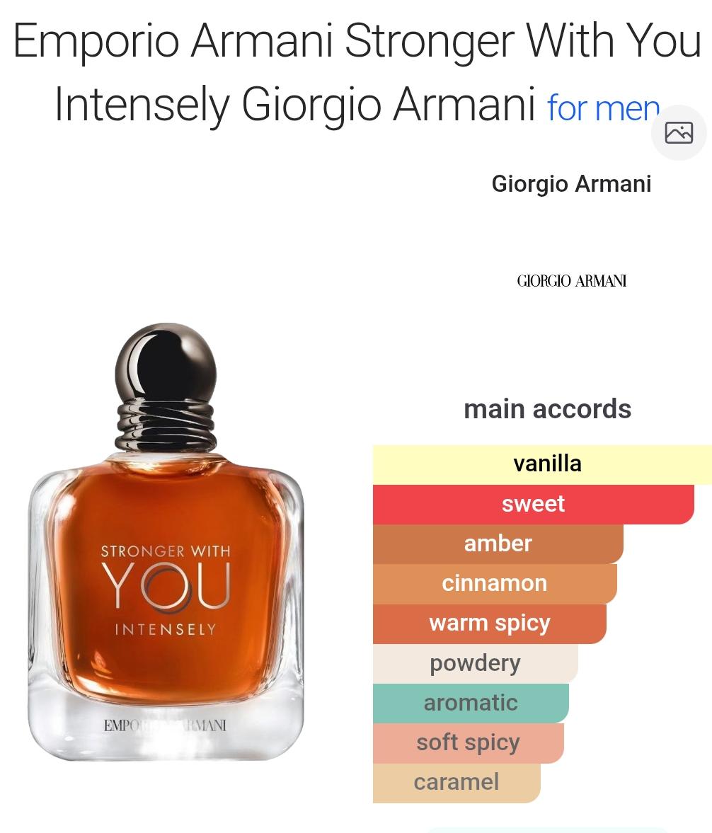 Emporio Armani Stronger With You Intensely Eau de Parfum – 100ml - Men