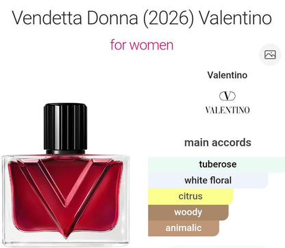 Valentino Vendetta Donna Eau de Parfum Perfume Decant for Women – 5ml & 10ml