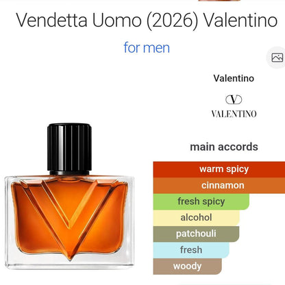 Valentino Vendetta Uomo Eau de Parfum Perfume Decant for Men – 5ml & 10ml