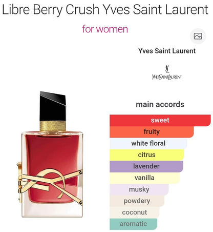 Yves Saint Laurent Libre Berry Crush Perfume Decant for Women – 5ml & 10ml - 2026
