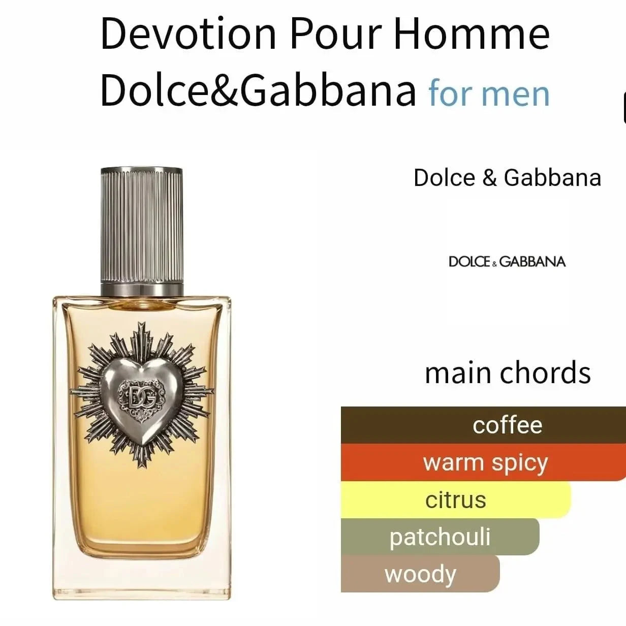 Devotion Pour Homme DolceGabbana - coffee and warm-spicy fragrance