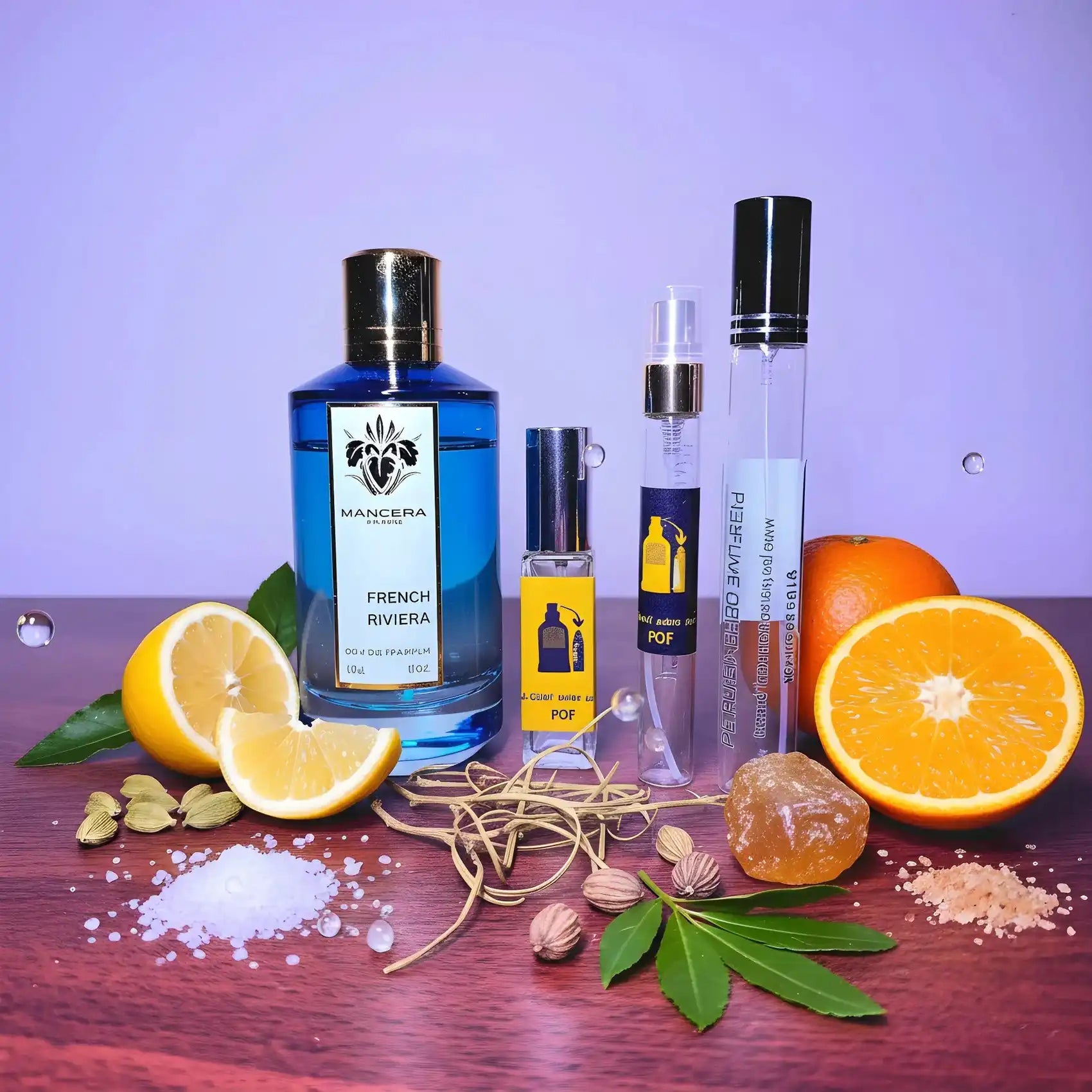 French Riviera Mancera decant 5 ML, 10 ML - citrus and marine fragrance
