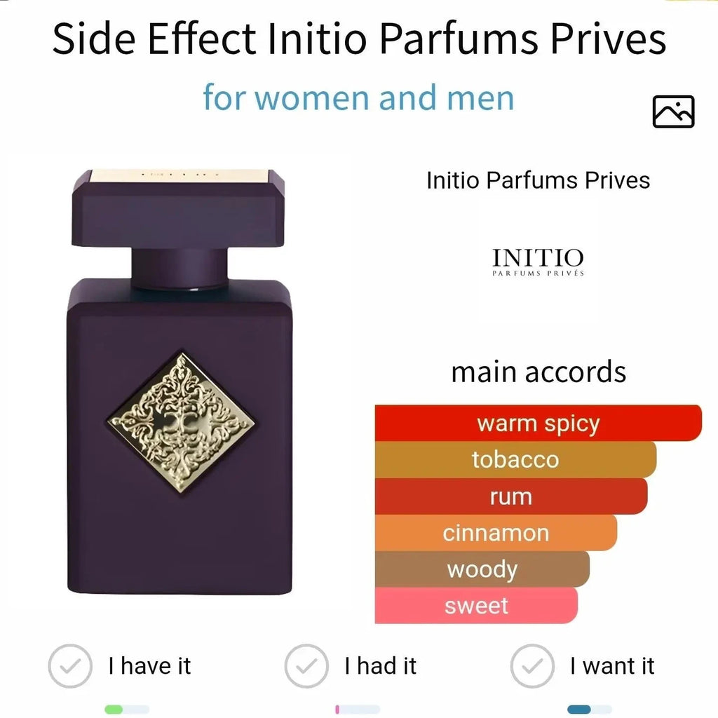 Side Effect Initio Parfums Prives - warm-spicy and tobacco fragrance