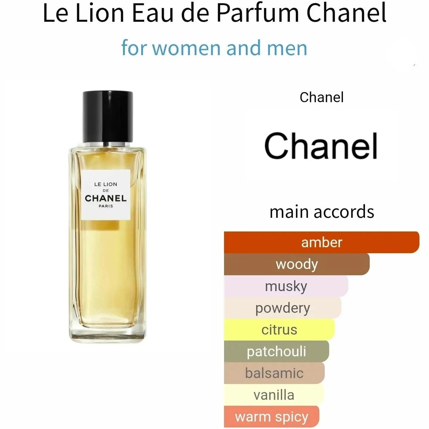 Le Lion de Chanel 3ml - amber and woody-2 fragrance