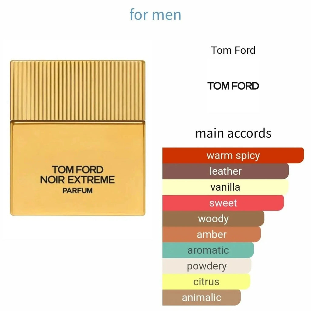 Noir Extreme Tomford - leather and vanilla fragrance