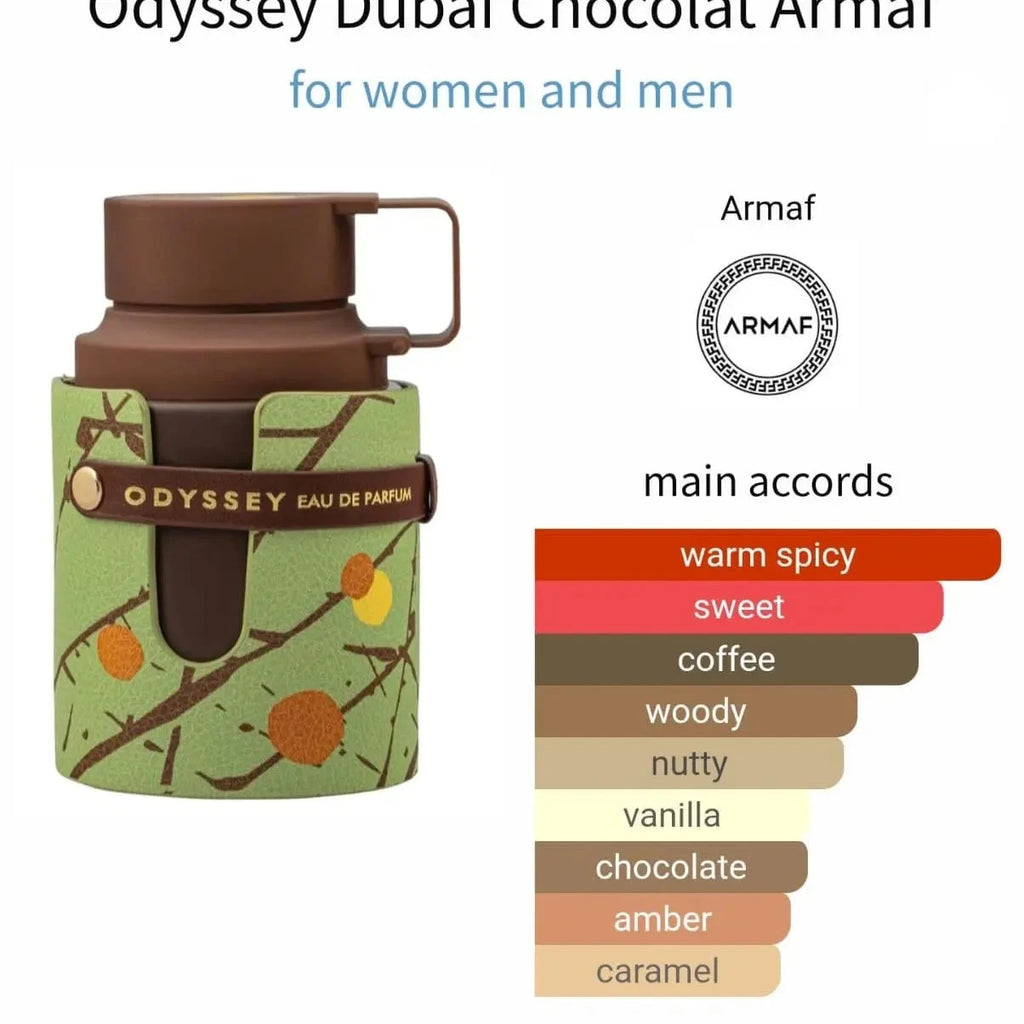 Odyssey Dubai Chocolat Armaf - warm-spicy and sweeet fragrance