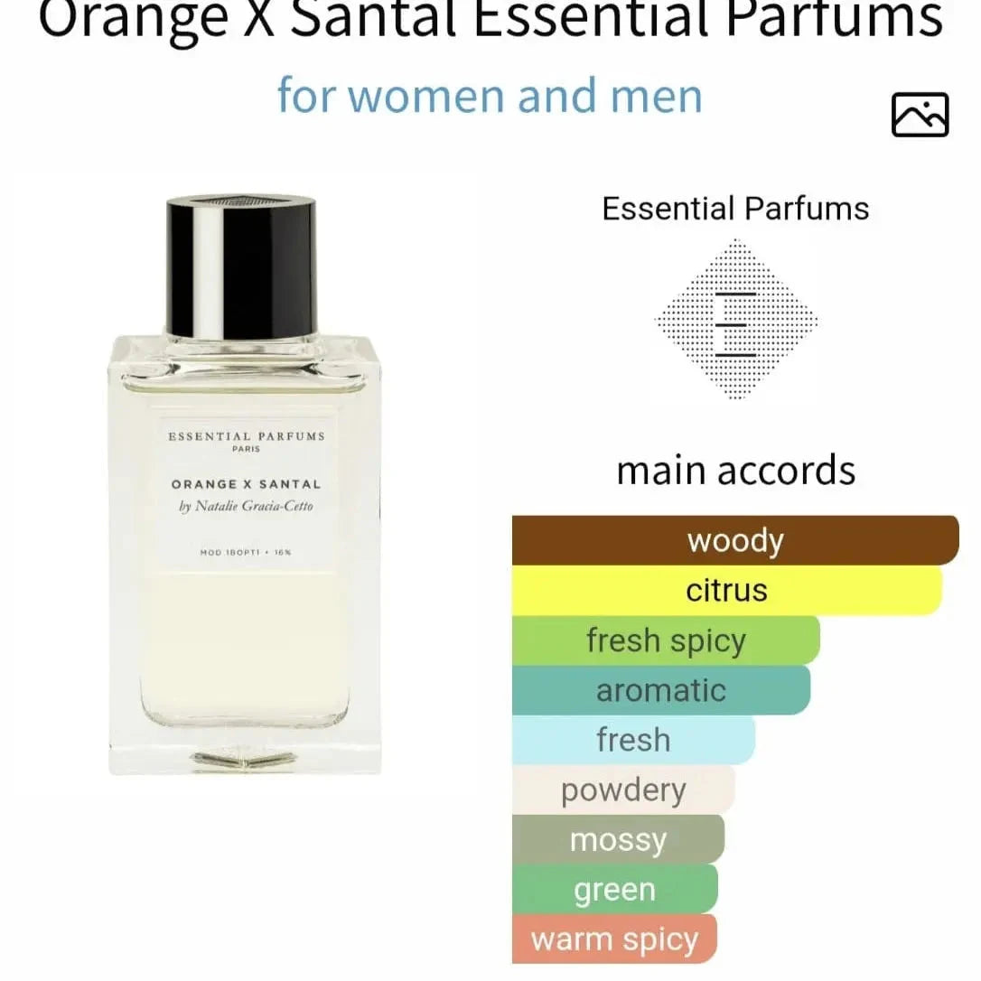 Orange X Santal Essential Parfums - available in 5ML, 10ML decants unisex