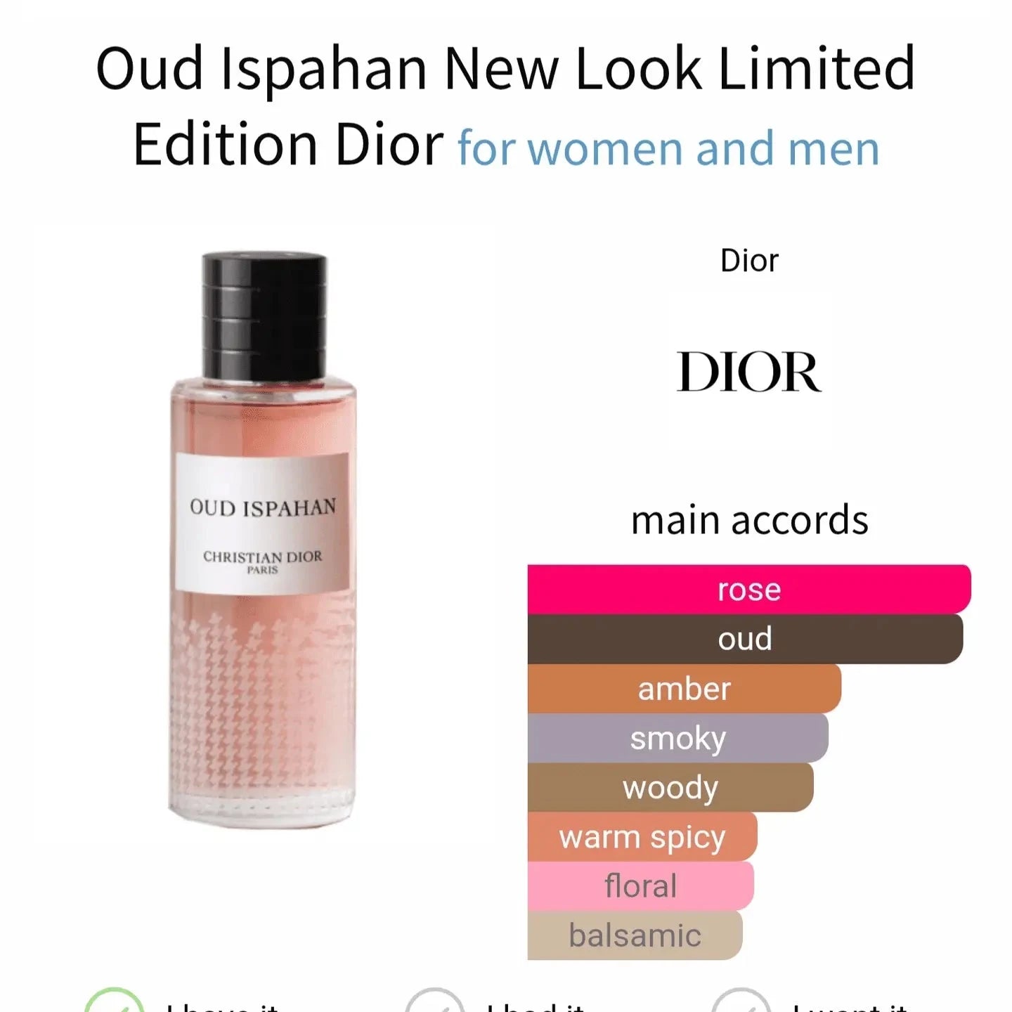 Oud Ispahan New Look - rose and sandalwood fragrance