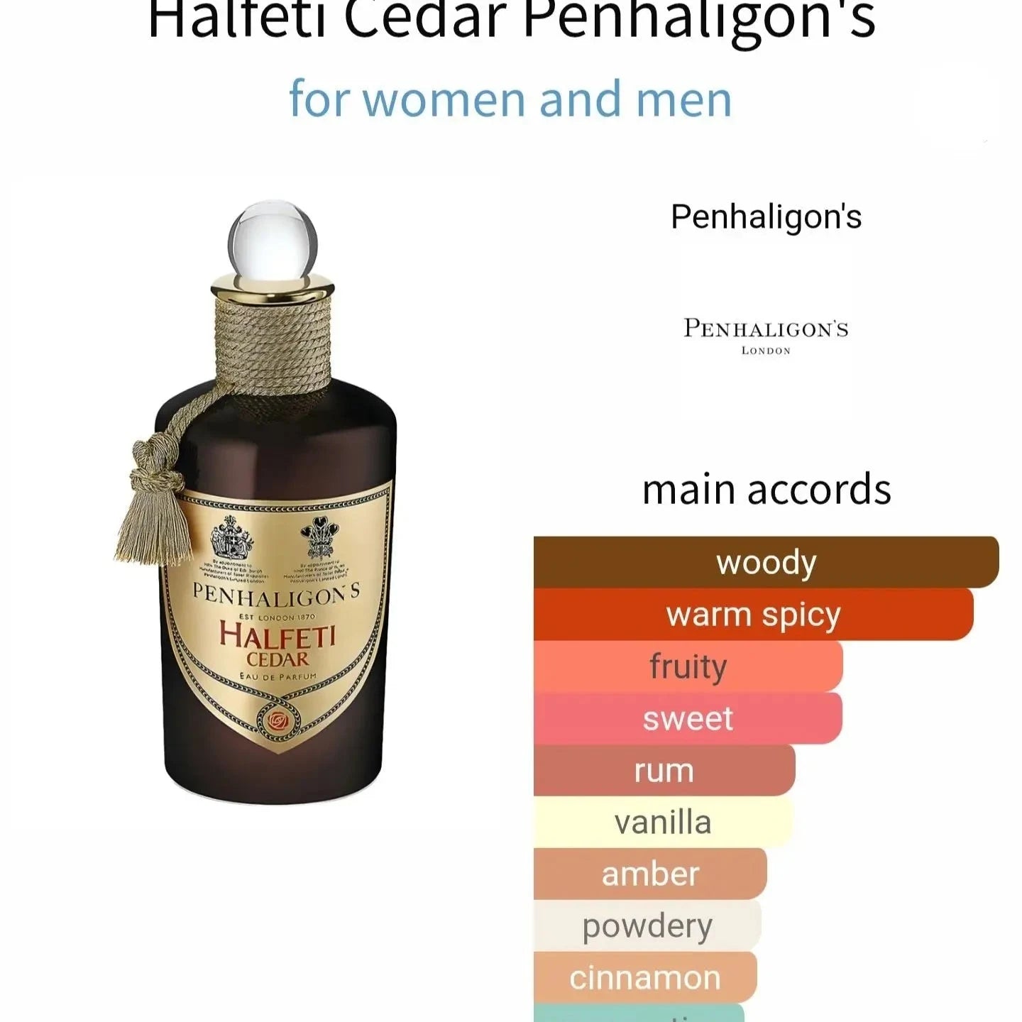 Penhaligon's Halfeti Cedar - woody-2 and warm-spicy fragrance