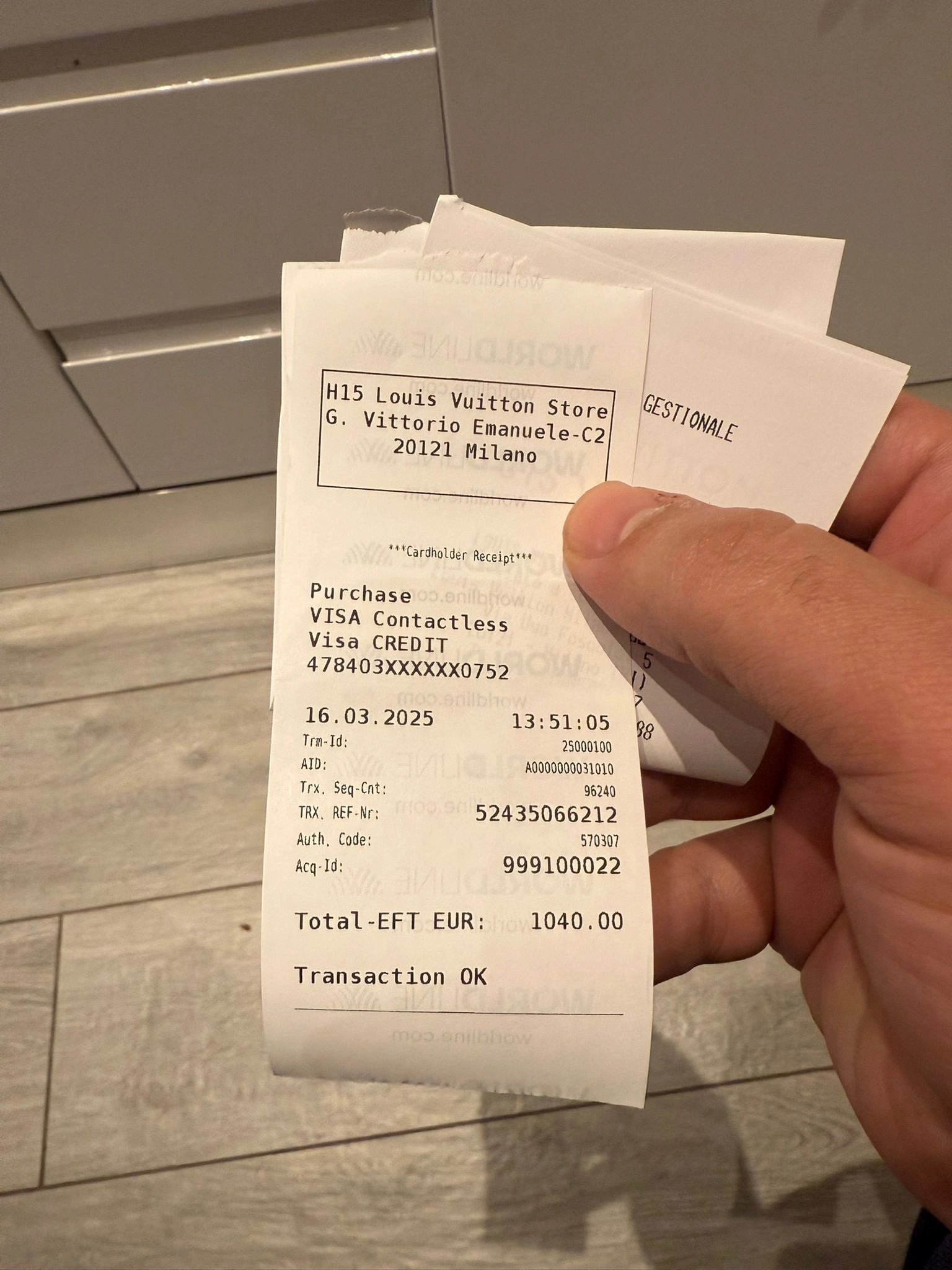 Receipts