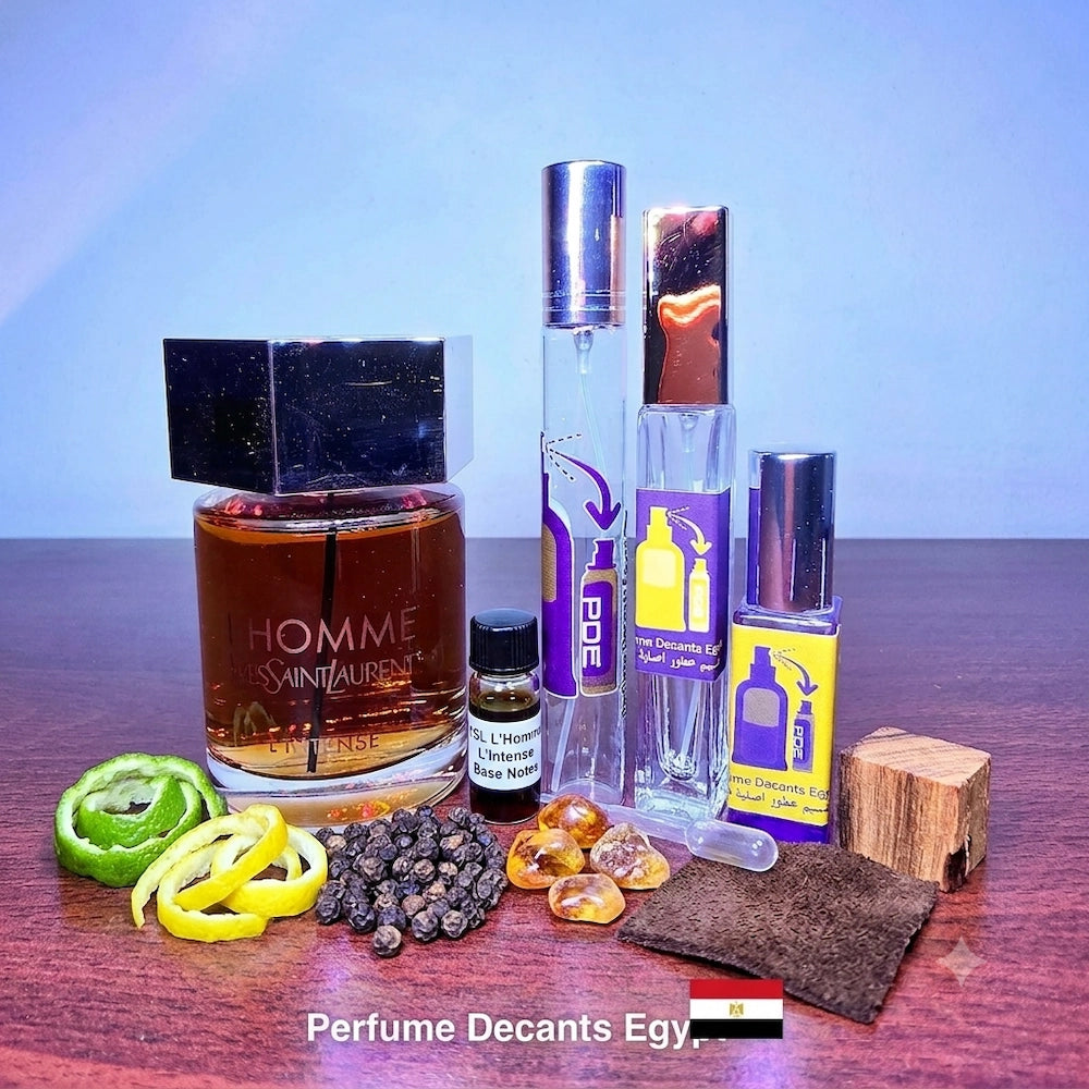 إف سانت لوران  L'homme parfum YSL intense  تقسيم عطور أصلية مصر ٥مل ل ٢٠مل عينات عطور نيش و ديزاينر