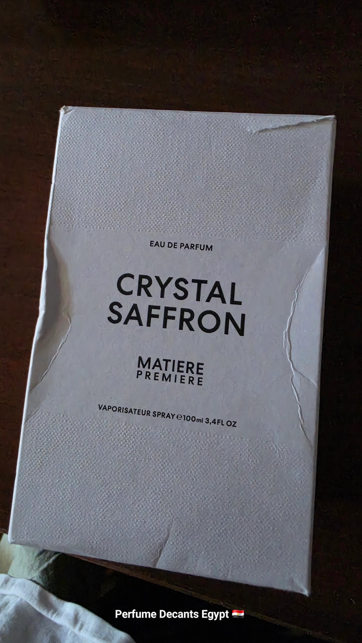 Matiere Premiere Crystal Saffron  تقسيم عطور أصلية مصر ٥مل و ١٠مل