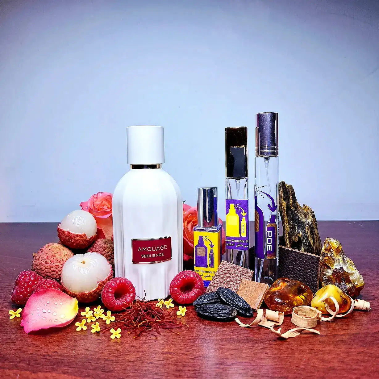 Sequence Amouage for women and men - fruity and leather fragrance