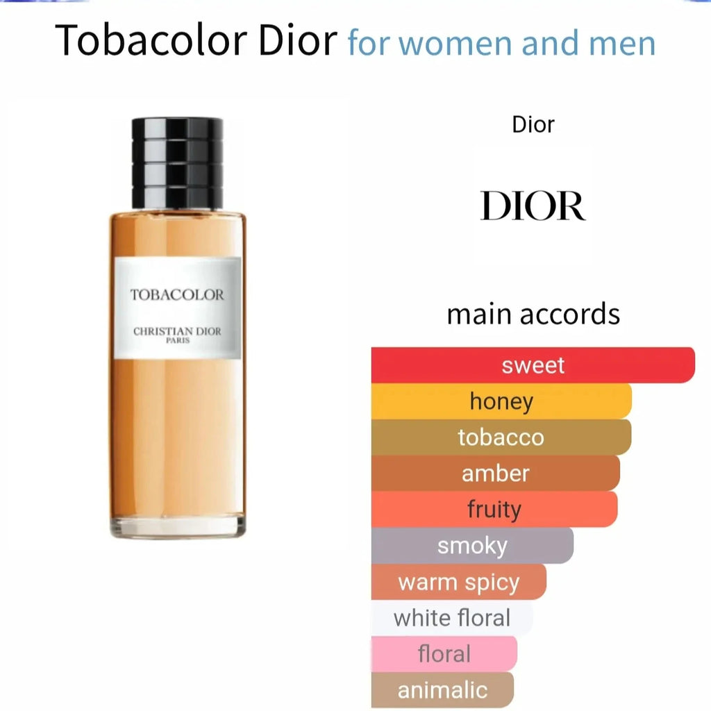 Tobacolor Dior I I I - sweeet and balsamic fragrance