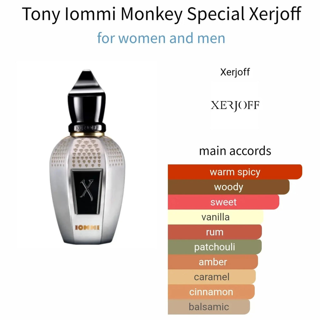 Tony Iommi Monkey Special Xerjoff - warm-spicy and woody fragrance