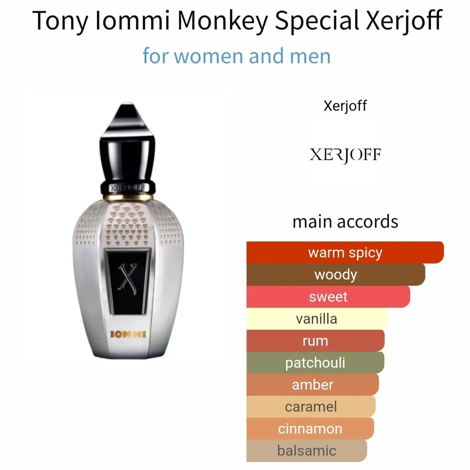Tony Iommi Monkey Special Xerjoff - warm-spicy and woody fragrance