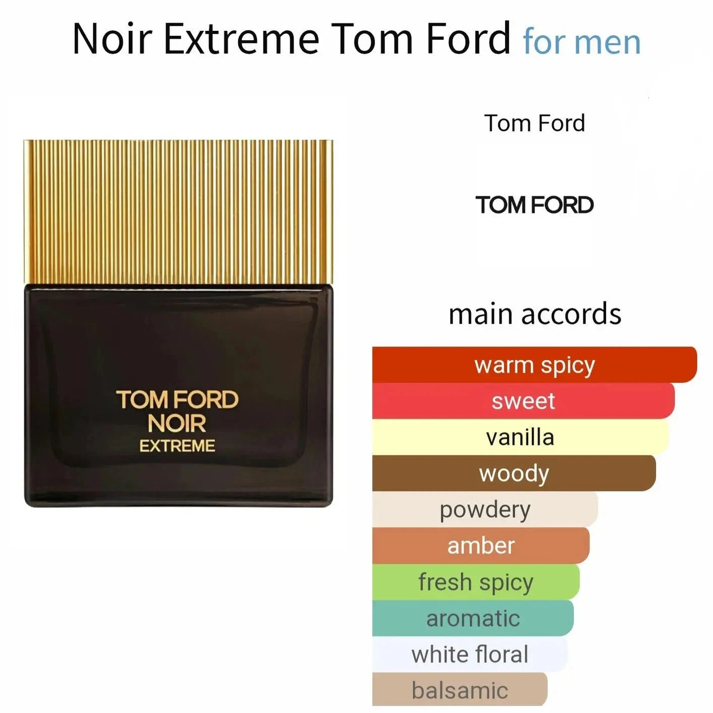 Tom Ford Noir Extreme de decant 5ML, 10ML - warm-spicy and sweeet fragrance - for men