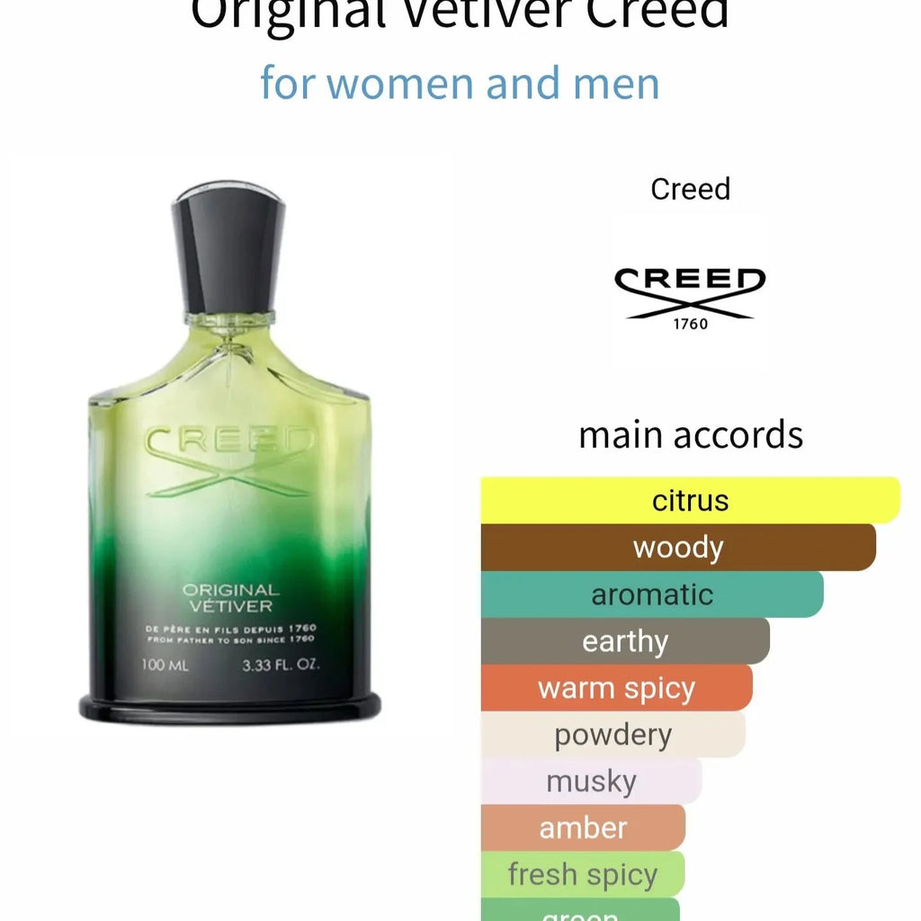 Creed Vetiver - citrus and woody fragrance