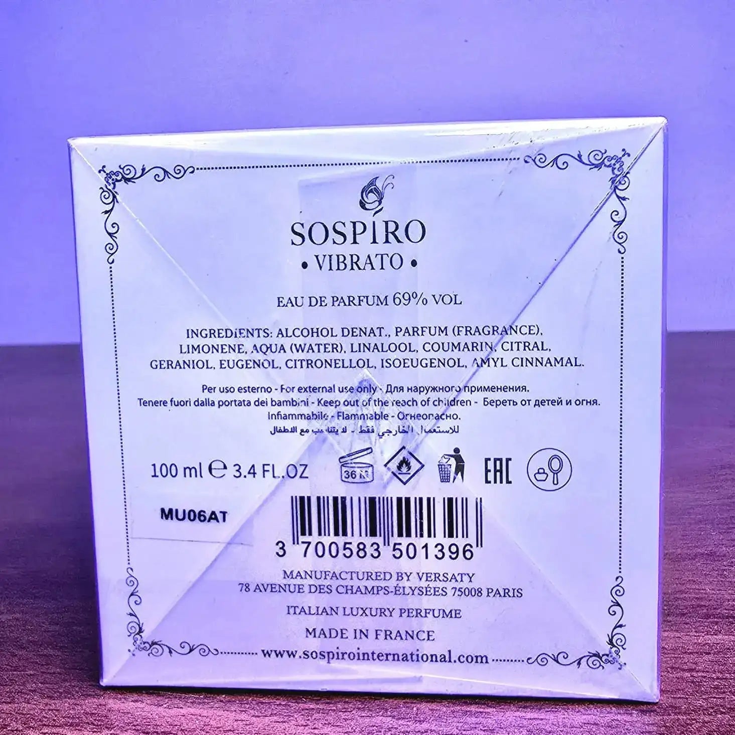 Vibrato Sospiro de - spring; summer; fall fragrance unisex