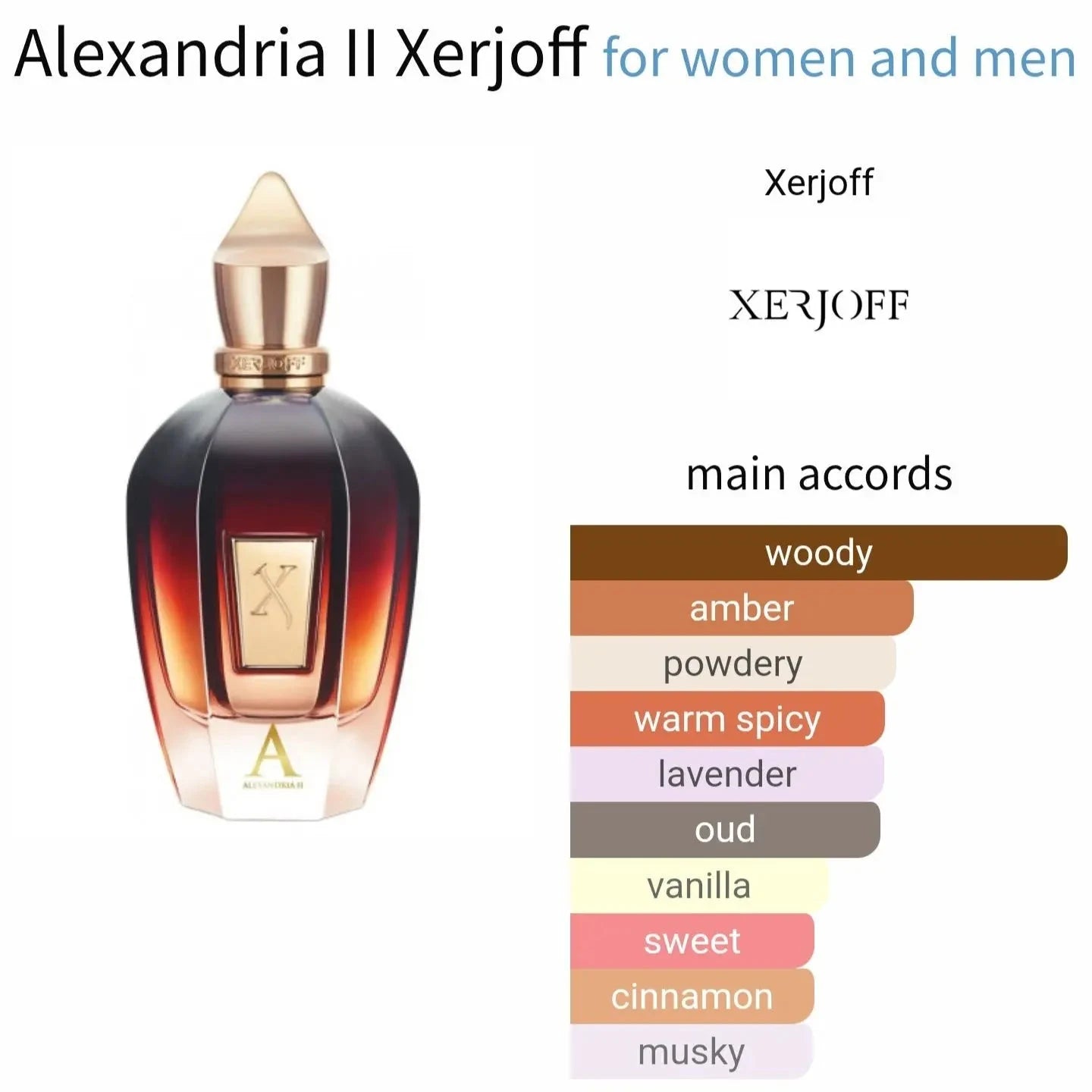 Alexandria II Xerjoff - woody and amber fragrance