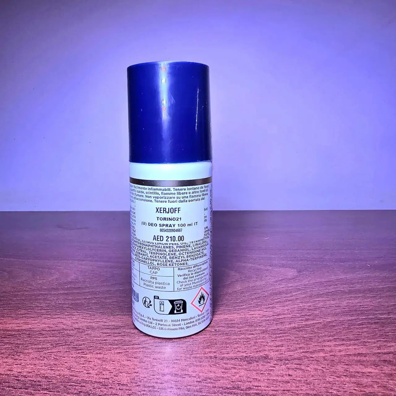 Xerjoff Torino21 Deodorant Spray - aromatic and spicy fragrance
